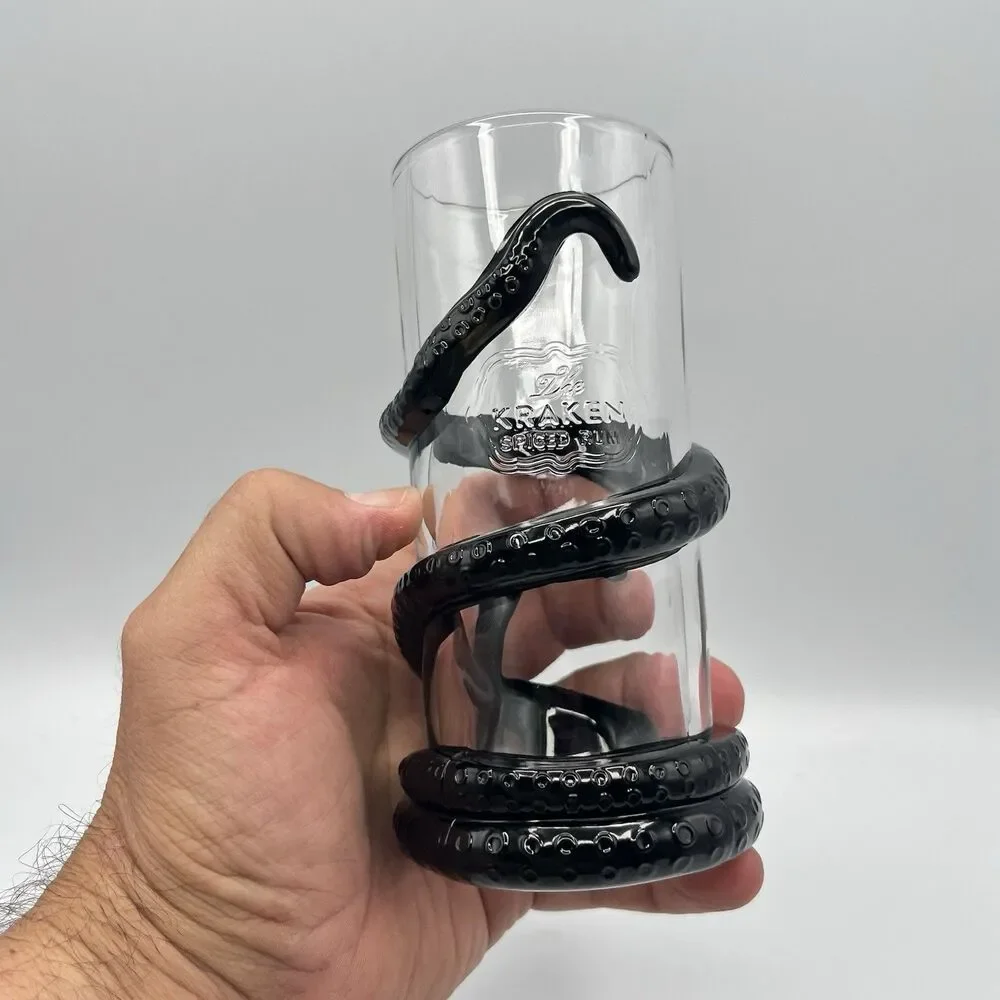 Kraken Spiced Rum Tentacle Tiki Cocktail Glass Collectible